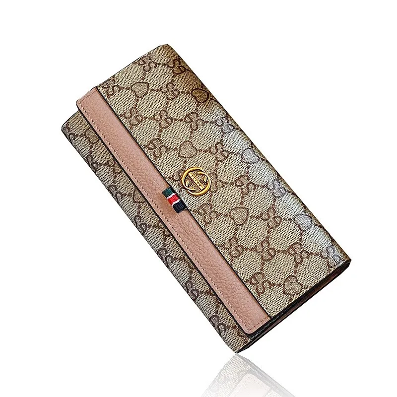 Women's Wallet 2024 New Fashion Wallet Long Design Large Capacity Luxury Wallet Multi functional Card Seat Clutch Handbag 7-5