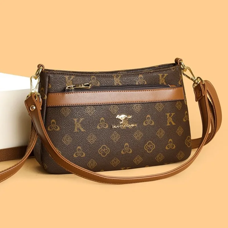 

Classic And Simple Handbag Crossbody Design Textured Feel Also An Excellent Practical And Elegant Diaper Bag