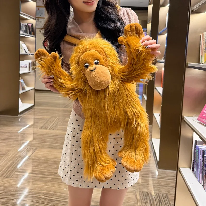 

2025 плюшевый рюкзак для женщин Gorilla, милый дизайн, модный уникальный стиль, большая вместительная универсальная повседневная сумка на плечо для подарка