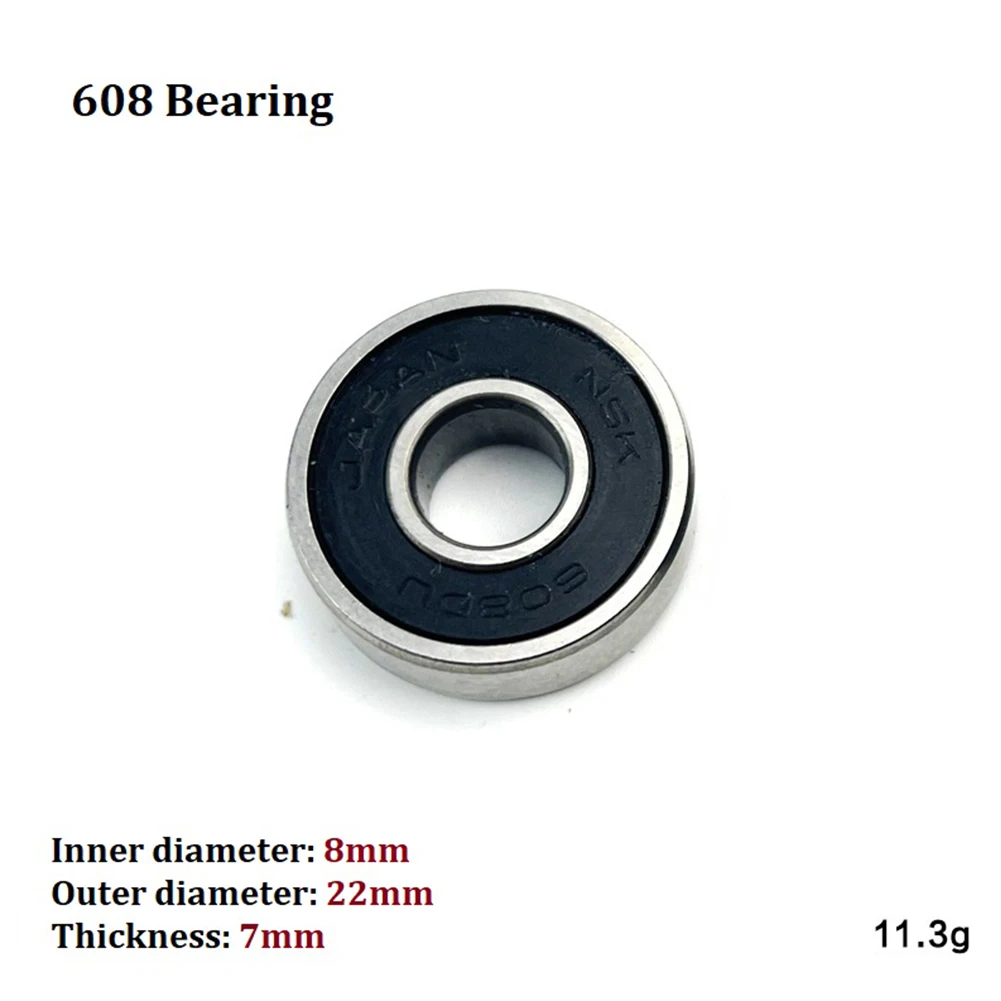 อุปกรณ์เครื่องบด608แบริ่งตามที่แสดงเส้นผ่านศูนย์กลางภายใน: 8มม. เส้นผ่านศูนย์กลางภายนอก: 22มม. ใหม่เอี่ยมรับประกันคุณภาพสูง