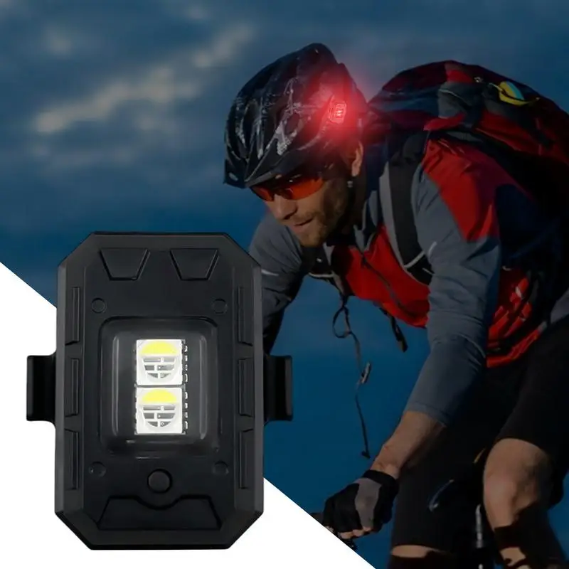 Cycling Strobe Lights 7-Color LED Cycling Waterproof Strobe Light Aircraft Flying Night Lights High Brightness Warning Tail