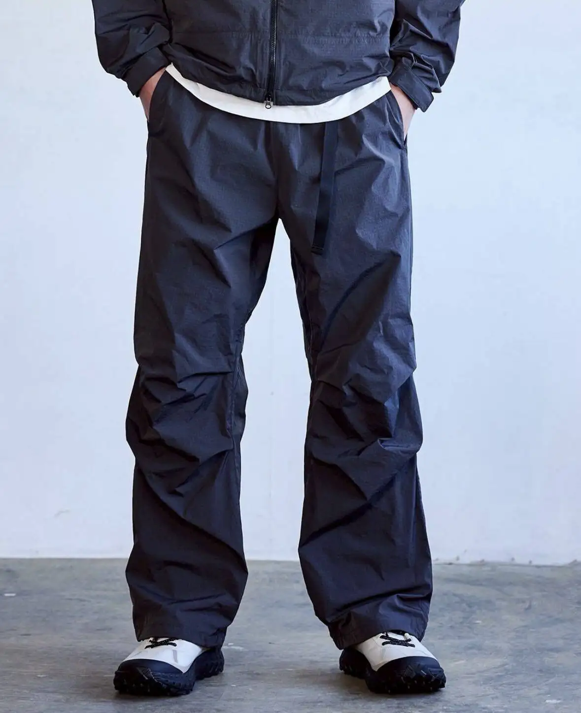 Goldwin Outdoor Function Lightweight Anti-tear Quick-drying Anti-splashing Loose Straight Belt Trousers
