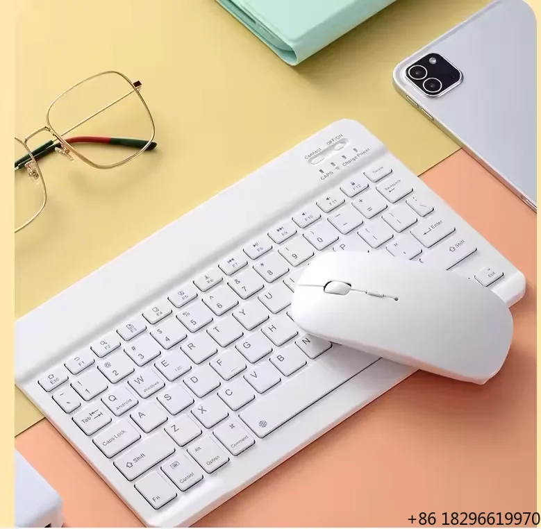 Wholesale Wireless Keyboard Mouse Kit Portable External Combo Fit Tablet Notebook Phone IOS Android Pad