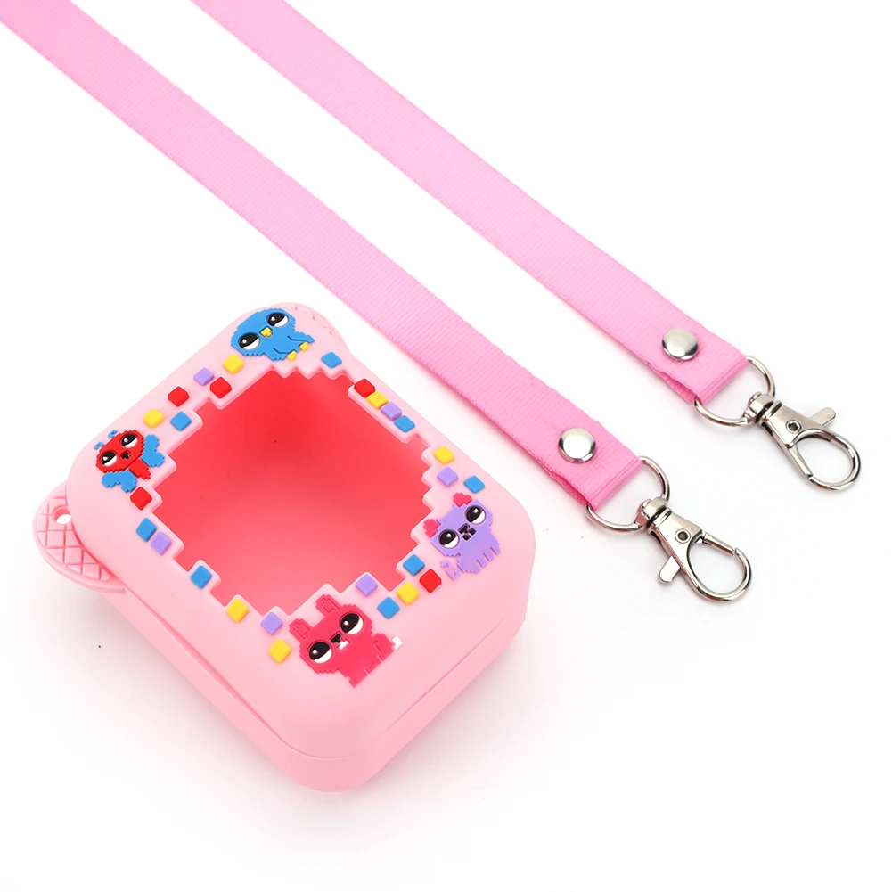 

Силиконовый чехол с 3D животным принтом, дорожный чехол со шнурком, защитный держатель для хранения для интерактивного цифрового питомца Bitzee