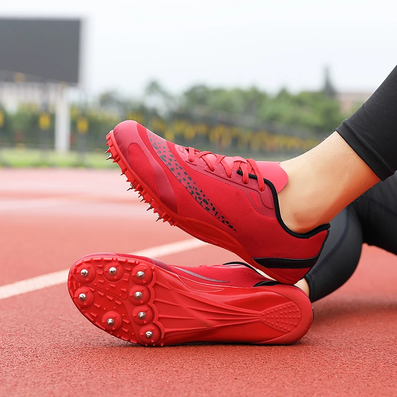 Track and Field Spikes Shoes for Men and Women, Professional Athlete, Running, Tracking, Nail Training, Sneakers