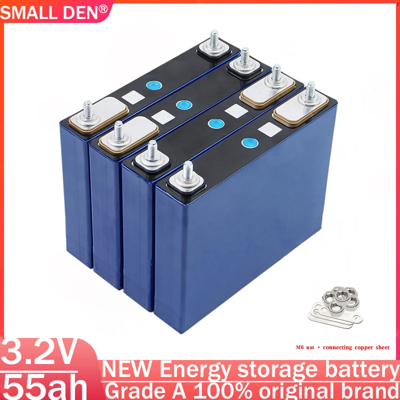 3.2V 55Ah lithium iron phosphate battery 12V 24V 3C motorcycle car motor modification M6 camping wagon bicycle off-road vehicle