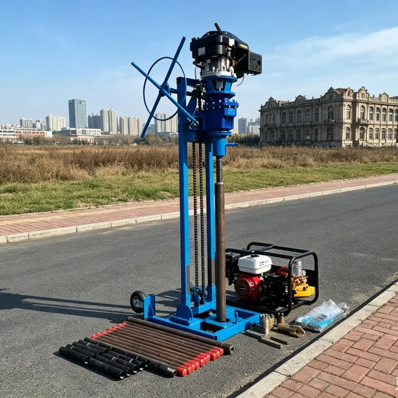 Customized Stable‑type Backpack Core Drilling Rig for Long‑term Field Operation, Geotechnical Engineering Drilling Machinery