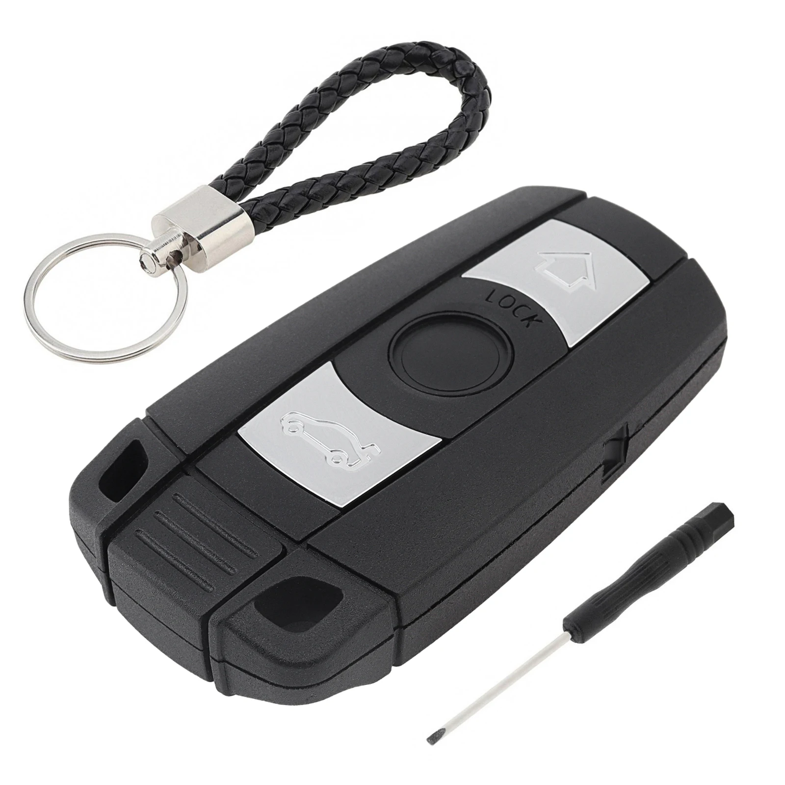 

3 Buttons Car Remote Key Fob Shell Case Fit for BMW 1 120 E60 E61 E70 E81 E87 3 320 E90 E91 E92 5 X1 X5 X6 Z4 Key Shell Cover