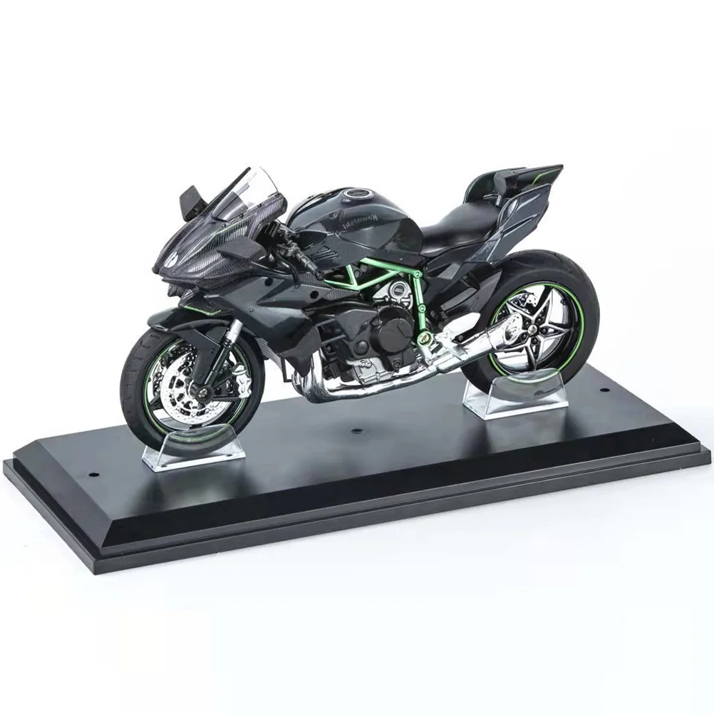 2 pçs 1:12 modelo de motocicleta base expositor caso titular kit acessório acrílico suportes rack armazenamento plástico