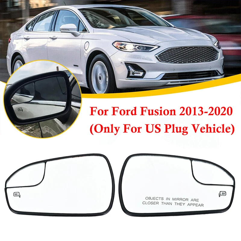 Heated Car Rearview Door Side Wing Mirror Glas For Ford Fusion 2013 2014 2015 2016 2017 2018 2019 2020 DS7Z17K707F DS7Z-17K707-A