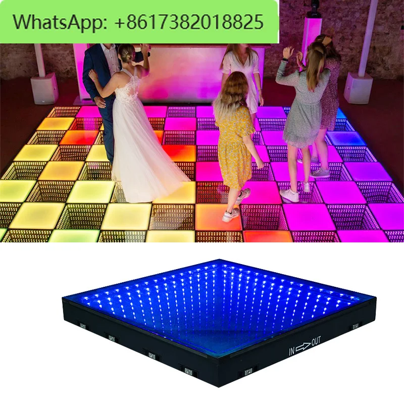 Tanzfläche, sensorische, interaktive, leuchtende Fliesenmagnete, LED-Tanzfläche