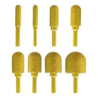 Diamond Grinding Burr Drill Bit 60mm Long Universal Rotary Tool Grinding Bit for Engraving Polishing Stone Carving Metal