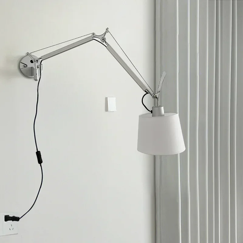 Home Decor Pendant Lamp Retractable Shifting Rocker Arm Nordic Creative Led Lights Bedroom Dining Room Studio Fixture Lighting - Image 5
