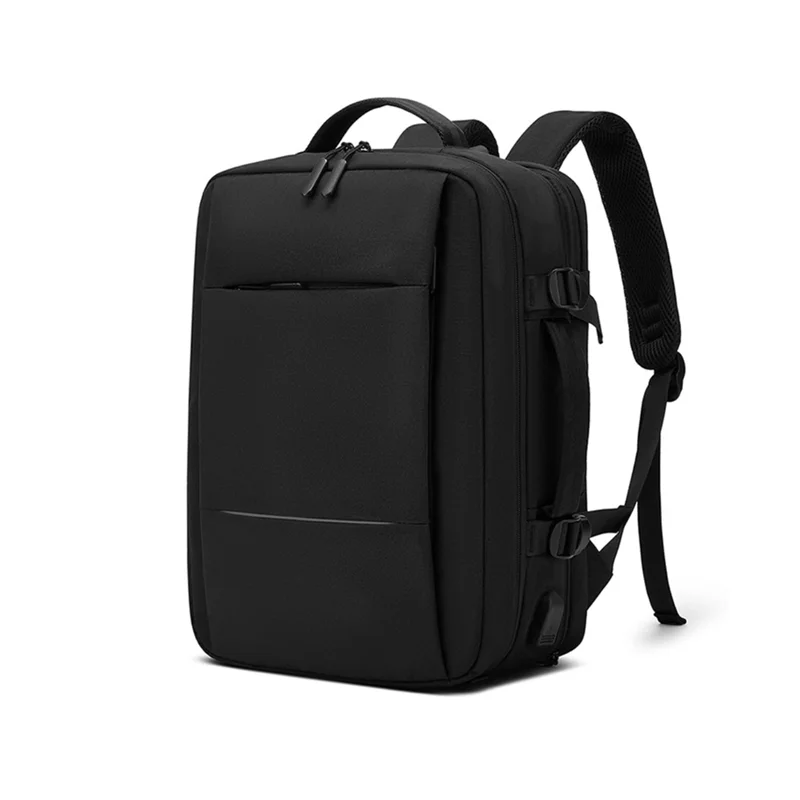 Classic Men Business Backpack Waterproof Travel Backpack School Expandable USB Bag Large Capacity Laptop Backpack