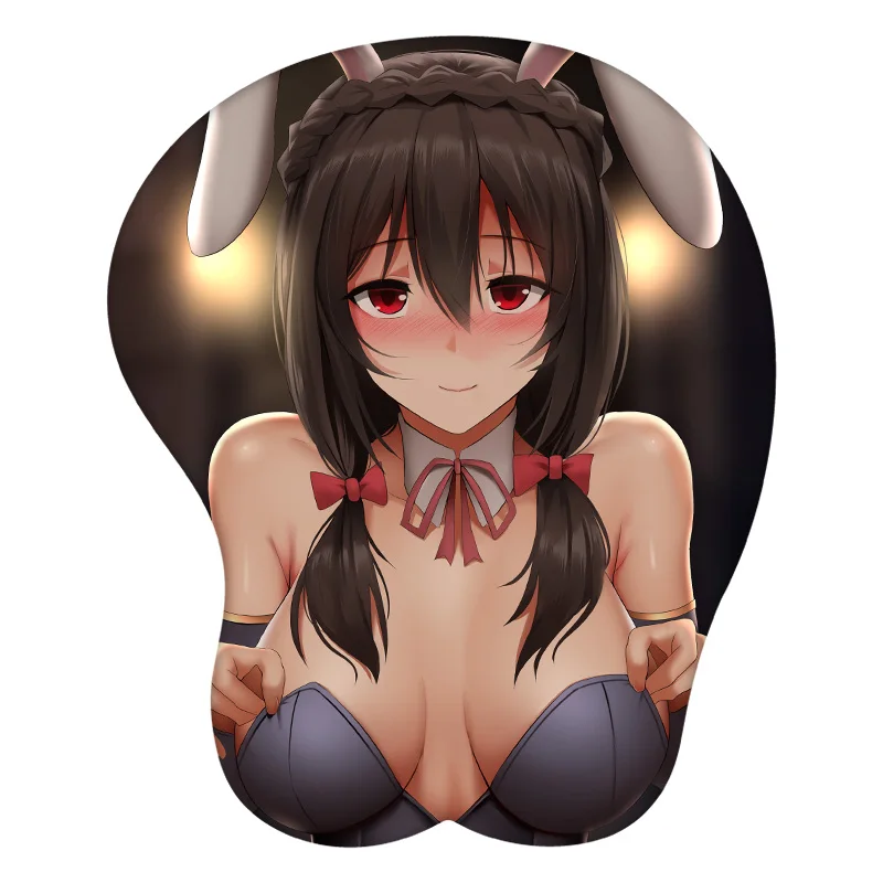 3D Mouse Pad Yunyun Anime Wrist Rest Desk MousePad Mat Gamer Accessory