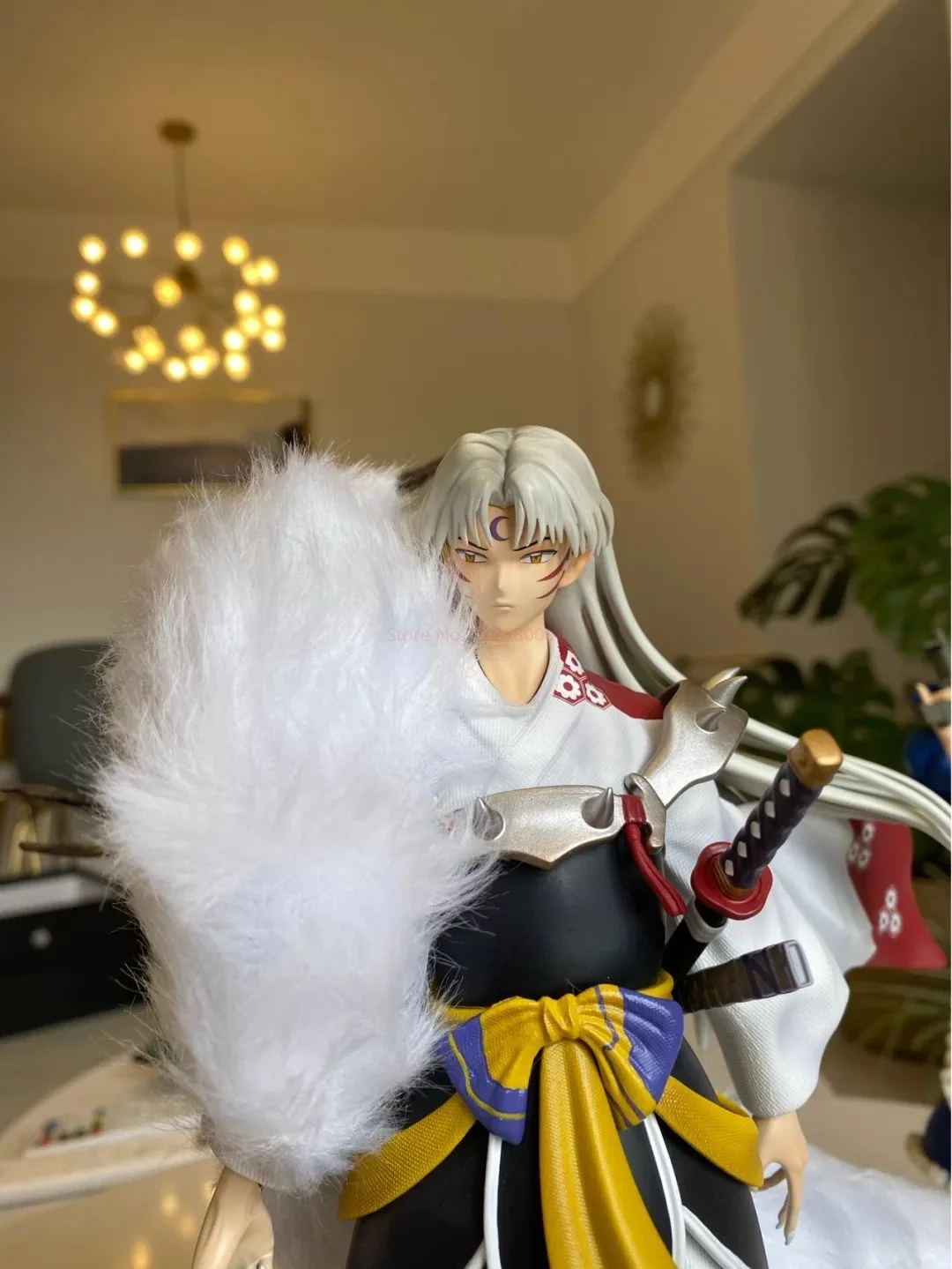 27.5cm Inuyasha Anime Figure Gk Sesshoumaru Action Figurine Statue Model Doll Collection Statue Decor Ornament Toy Gift