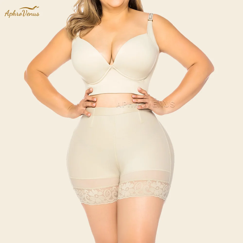 

Fajas Colombianas High Waist Hip Lifter Shorts Seamless Body Shaper Postpartum Girdle Underwear Flat Belly Slimming Shapewear