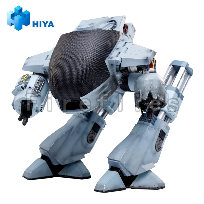 1/18 HIYA 4inch Action Figure Exquisite Mini Series RoboCop ED-209 Battle Damaged Anime Model Toy