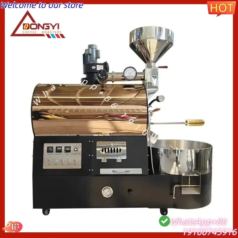 CE Economy Coffee Roaster and Efficient Home Coffee Roaster Drum Type Professional Roasting for Coffee Bean