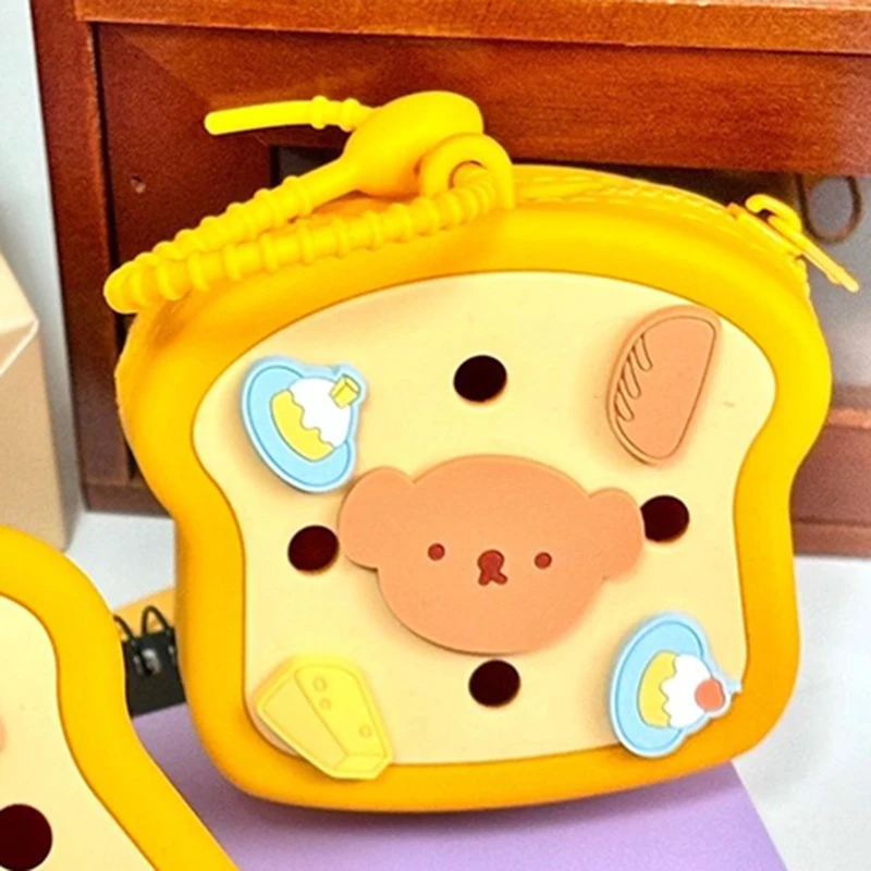 Coin Purse Kawaii Miffy Boris Series Multifunctional Mini Storage Bag Creative Silicone Rubber Anime Accessories Perfect Present