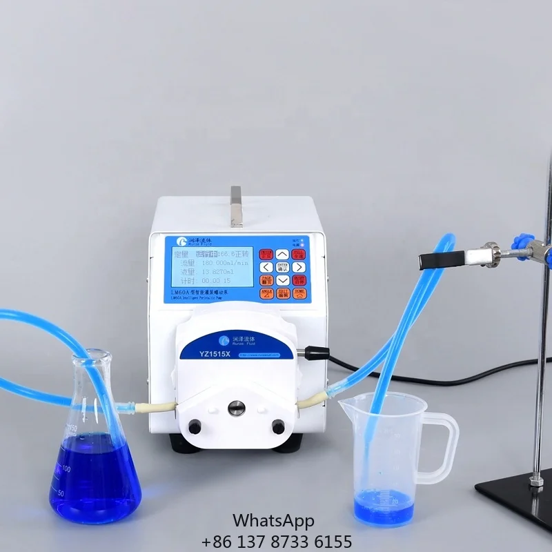 

LM60A Precision High-Flow Peristaltic Pump For Laboratory Titration With ±0.1rpm Resolution