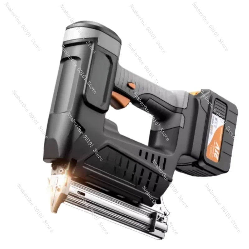 Rechargeable Lithium Battery Staple Gun Pneumatic Nail Gun for Woodworking