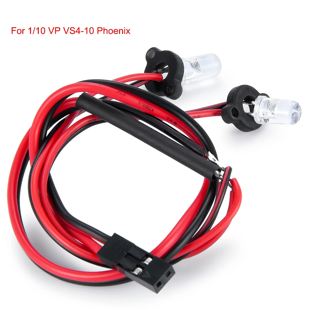 YEAHRUN Taillight Headlights Angel Eyes Wheel Arch Lamp Chassis LED Lights For 1/10 RC Car VP VS4-10 Phoenix TRX4 TRX6 G63 T6