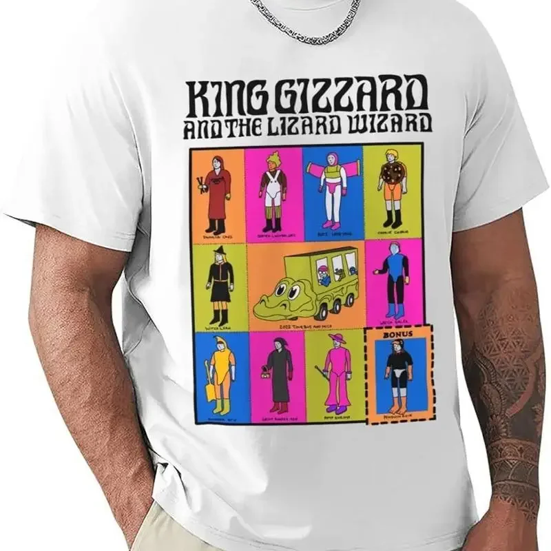 King Music Gizzard And Lizard Wizard T Shirt For Men Women S 4Xl