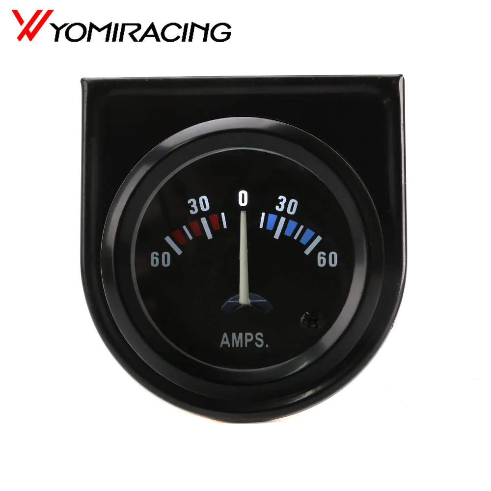 Car Ammeter Voltmeter Universal 12V 60-0-60 AMP Ammeter Gauge Volt Meter 2