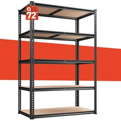 5-Tier Heavy Duty Shelving Unit 2000LBS Capacity - 72
