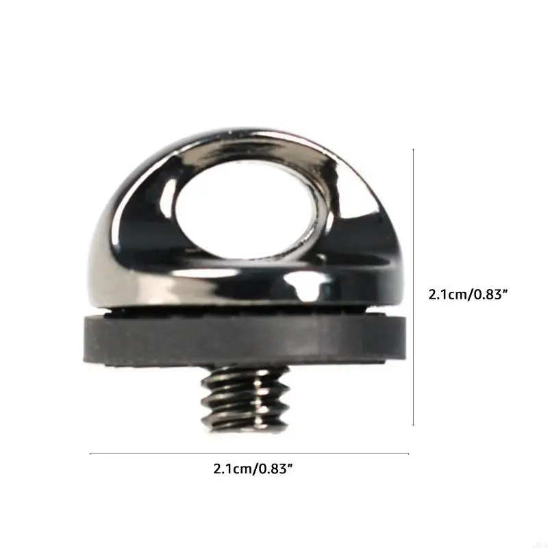 G8TA Máy ảnh kỹ thuật số Vít dây đeo vai 1/4 Vít D-Ring Tiêu chuẩn 1/4 ''-20 Vít gắn chân máy kim loại cho tấm giải phóng nhanh