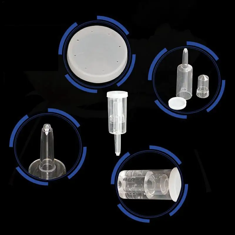 Plastic Airlock Homebrew Airlock Set Homebrew Beer Cylinder Fermenter Airlock One Way Exhaust For Beer Fermentation Wine Making