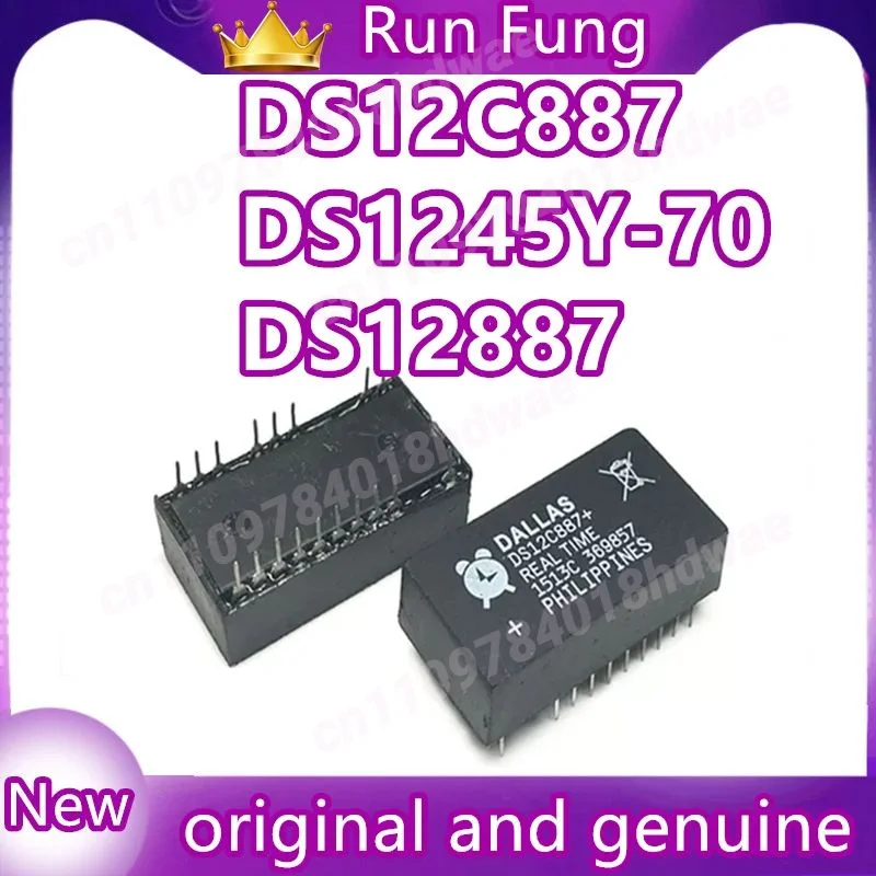DS12887 DS12C887 DS12C887+ DS12887+ DS1245Y-70 DIP-18 New Original  1PCS/LOT