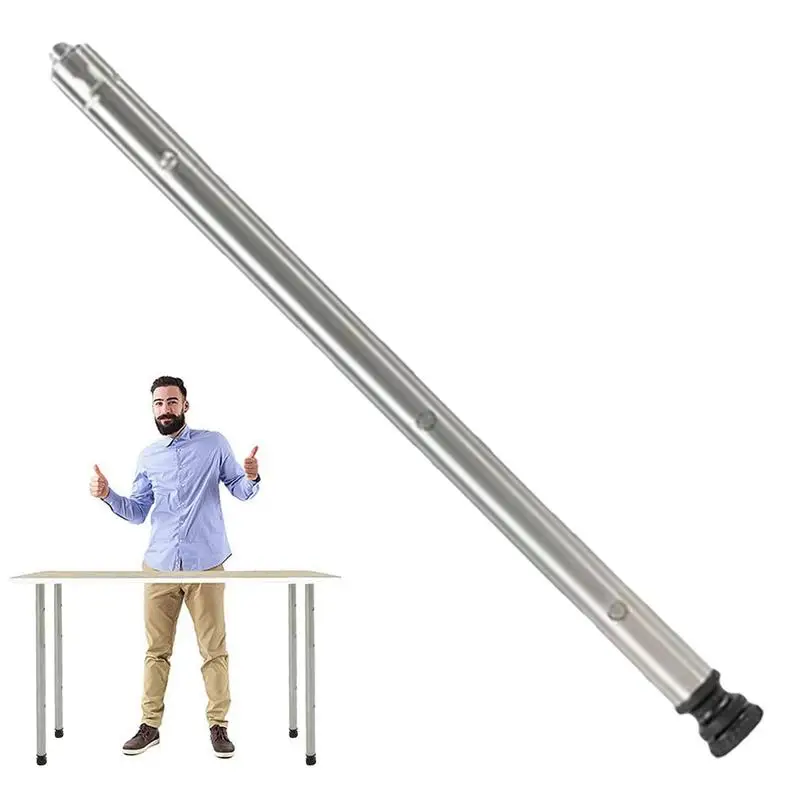 

Metal Table Legs Square Home Table Legs Three-Gear Telescopic High Load Capacity Table Leg For Camping Garden Parties Picnics