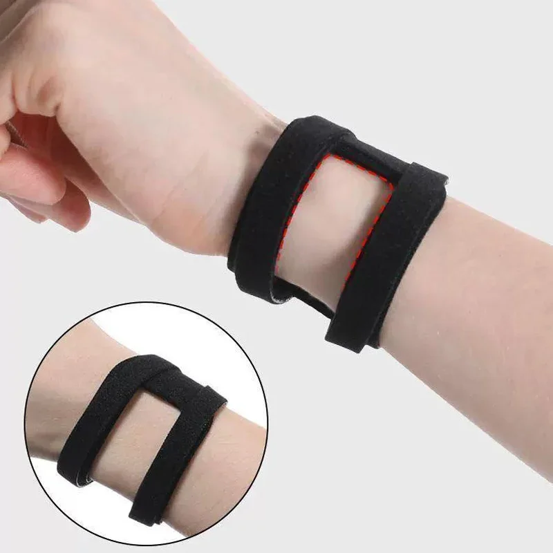 1PC Pain Wrist Band Brace Injury Tear Portable Sprain Protection Thin Sports Badminton Basketball Yoga Soft Ulnar Fix