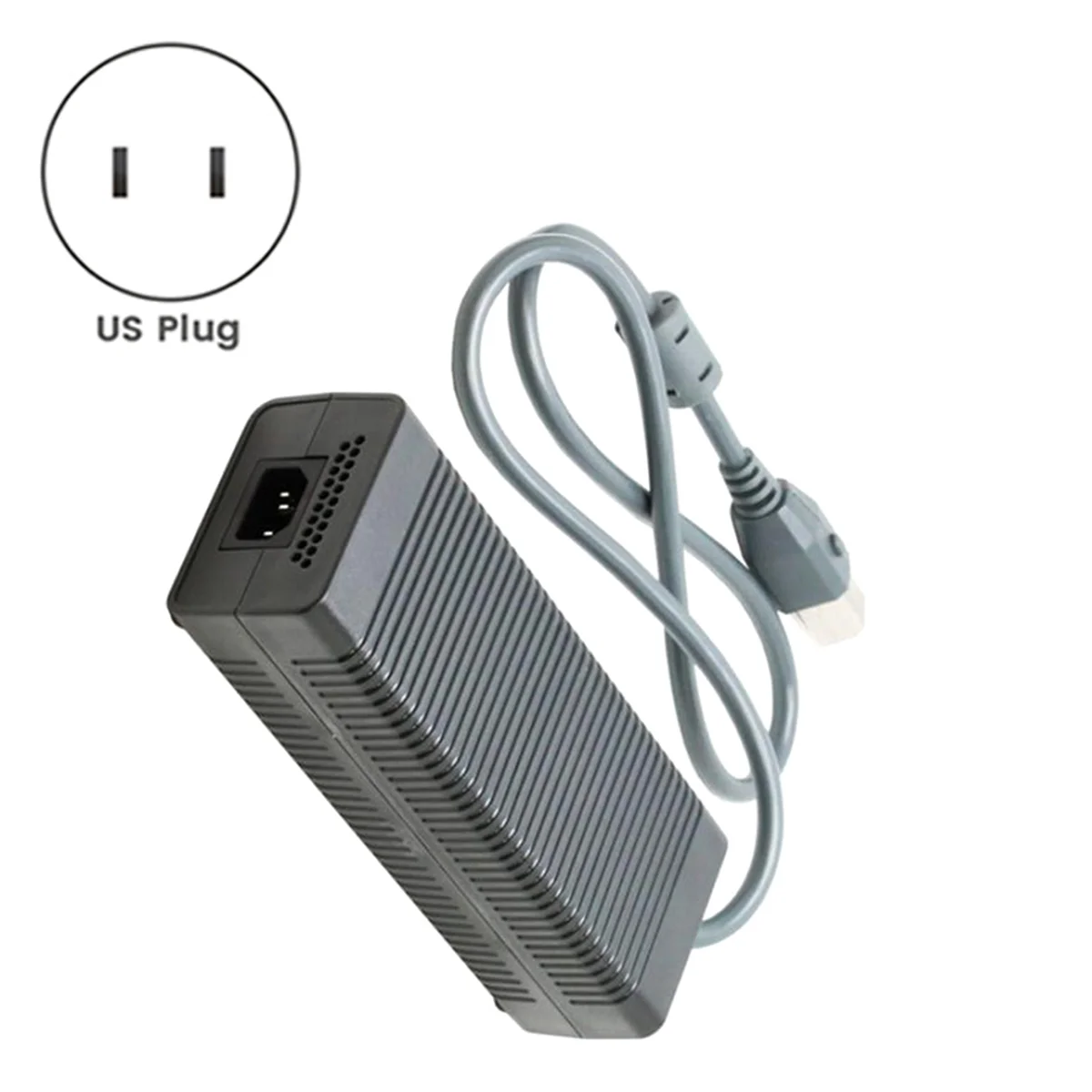 ADEGBO-Улучшенная вилка для консоли Xbox 360 Fat, адаптер переменного тока, толстый адаптер для машины (США)