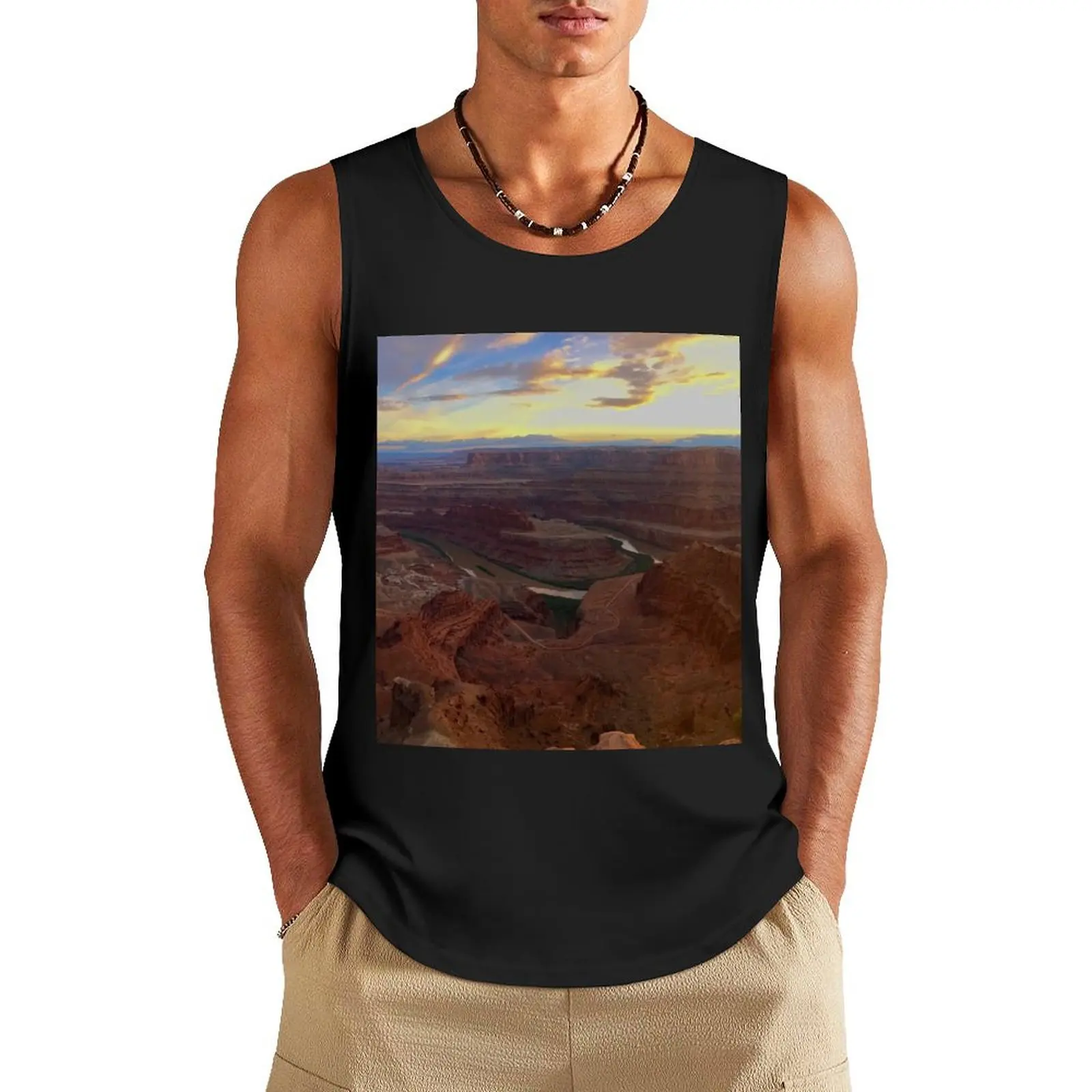 

Dead Horse Point State Park, Utah Tank Top T-shirt men summer clothes men 2025 anime top t shirt gym