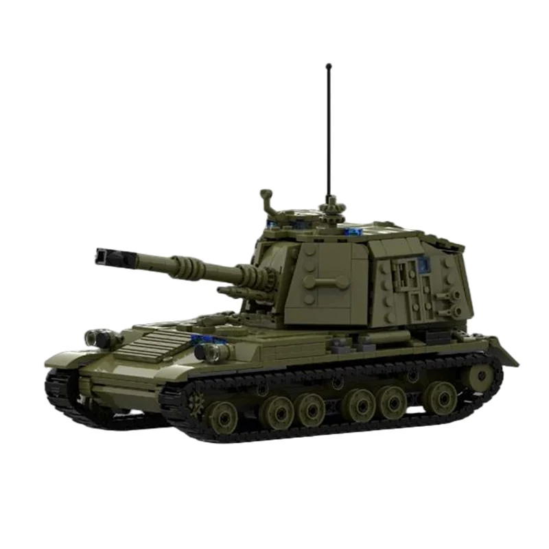 PLZ83 Self-Propelled Howitzer Model MOC Building Bricks War Equipment Modular Technology Gift Holiday Assemble Children Toy Suit