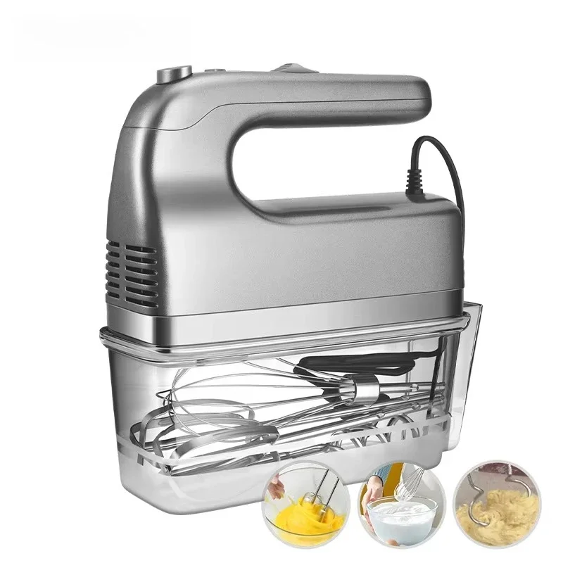 # for Digital Display Electric Cake Mixer Quick Burst Electric Hand Mixer For Bakery Dough 5-Speed 350W 220V