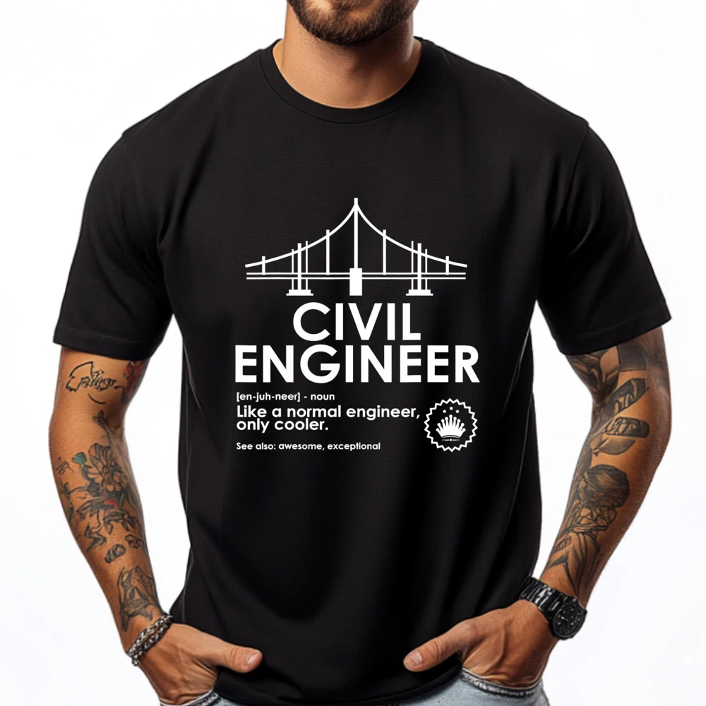 Engineer Definition Funny Engineering Birthday Father Fall Clothes Aesthetic Camisetas De Hombre Christmas Funny Shirt 2025