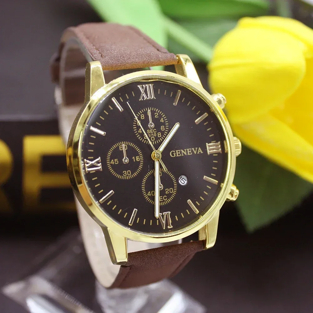 4pcs Set Man Sports Watch Designer Sunglasses Men Luxury Watch Mini Purse Original Classic Bracelet Includ Box for Party