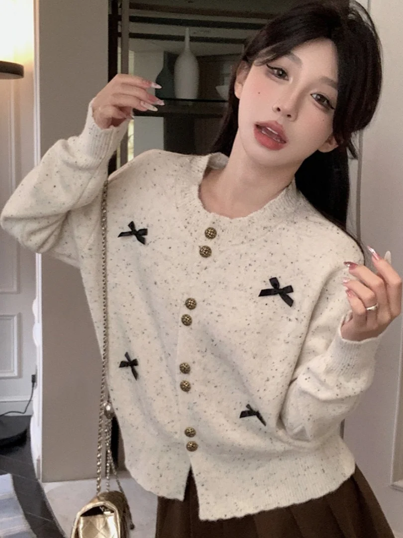 

Женский свитер Sweet Knot, вязаный топ, осень-зима, элитный сенсорный мягкий свитер Fraance Sle Faion