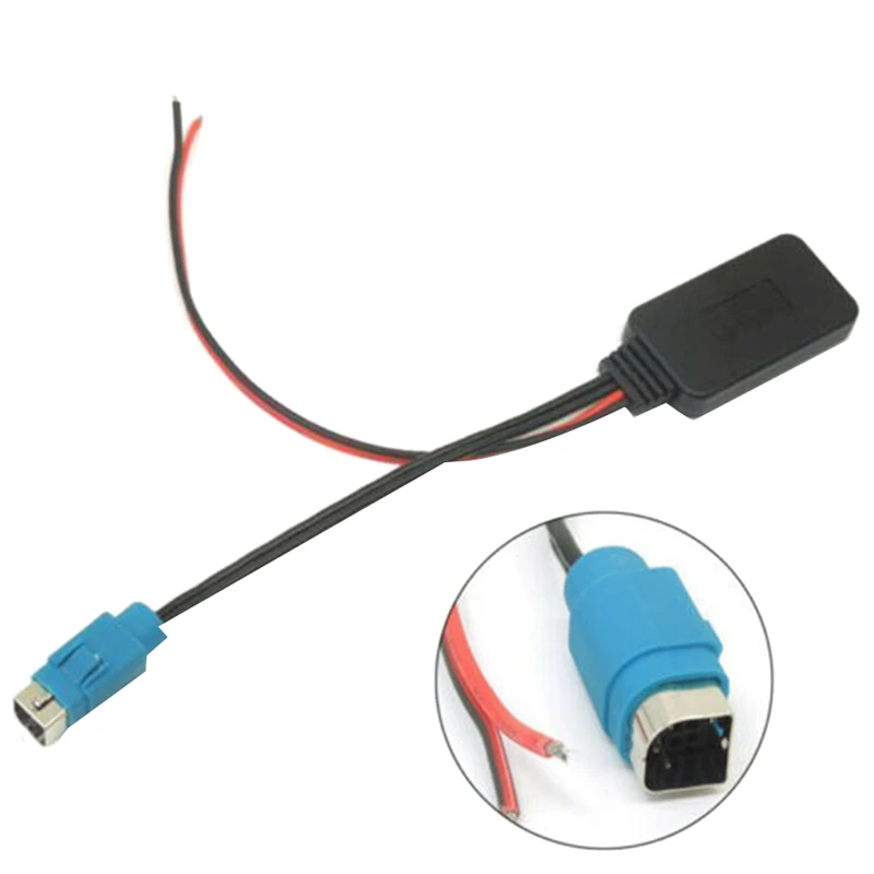 Car Bluetooth Module Music Adapter Aux Audio Cable for Alpine CDE-W203Ri IDA X303 X305 X301 KCE-237B