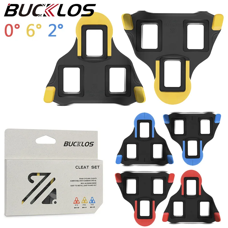 【セール中】BUCKLOS SPD-SLシステム用自転車クリート SPD SLロードバイクペダルクリート用セルフロックペダルクリート SH11対応