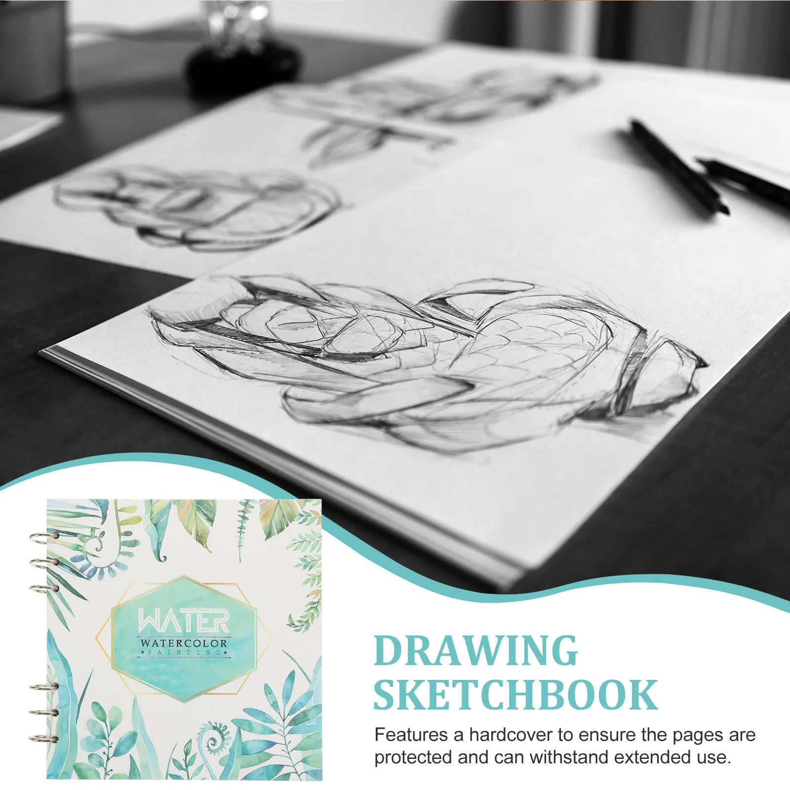 1pc Painting Sketch Book Premium Durable Art Drawing Paper Compact Lightweight For Students Artists Watercolor Hand Drawing Diy