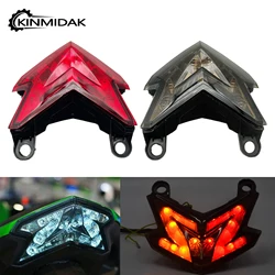 Motorcycle Led Taillight Brake Rear Running Turn Signal Integrated Lamp Tail Light For Kawasaki Z800 ZX6R 2013-2016 Z125 2013-up