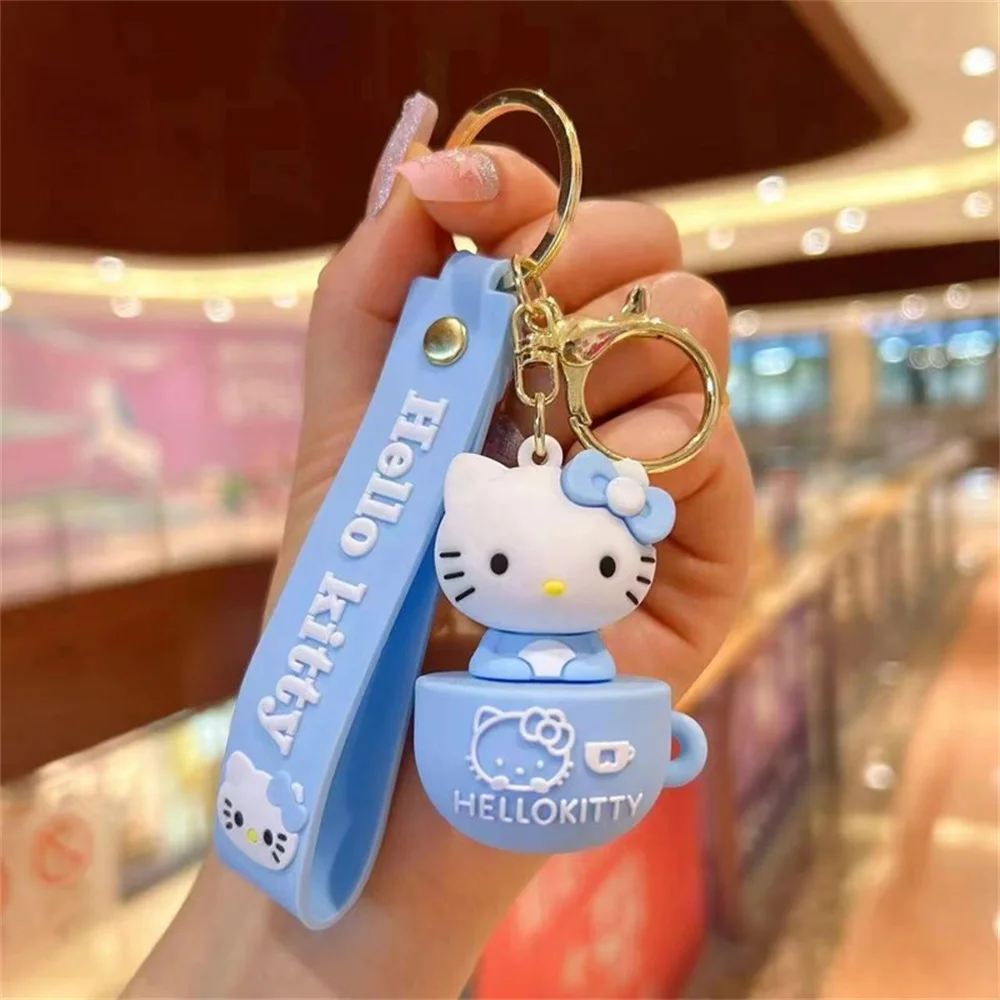 Miniso Hello Kitty Keychain Cute Sanrio Accessories Cartoon Doll