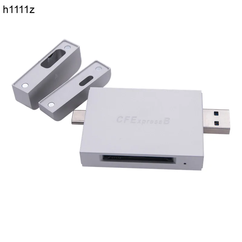 USB Card Reader CFexpress Type B Card Reader USB3.1 + Type C USB3.2 Gen2 10Gbps Memory Card Adapter for PC Phone Camera R5 Z7 Z6