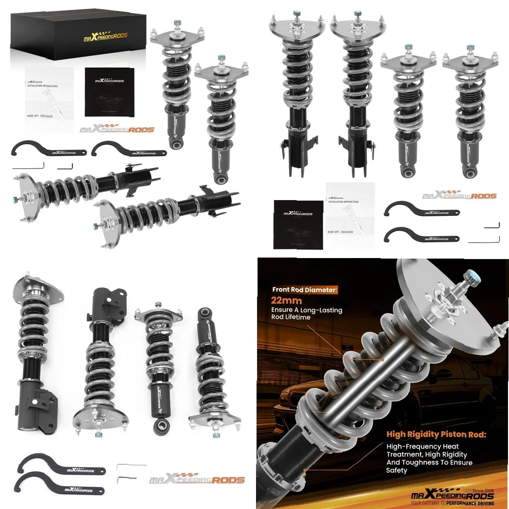 

24-Way Adjustable Coilovers for Subaru WRX/STI Sedan 2015-2021 - Performance Damper Struts