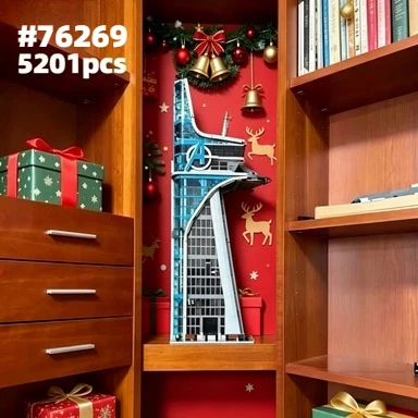 

Наборы модульных строительных блоков Battle Tower, совместимые с деталями Lego, подходят для рождественских подарков 76269